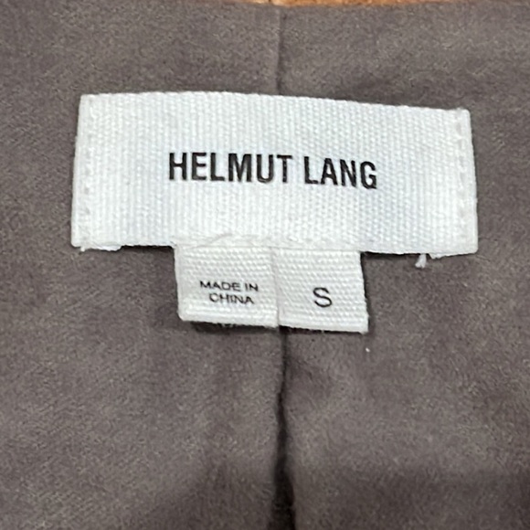 Helmut Lang Tan Women’s Leather Jacket Size Small - Picture 3 of 6